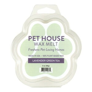 (Lavender Green Tea) - One Fur All Pet House Wax Melts by, Pack of 2 - Lavender Green Tea - Long Lasting Pet Odour Eliminating Wax Melts, 100% Natural Soy Wax Melts, Non-Toxic Pet Wax Melts, Dye-Free Unique, Made in USA