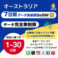 【Almond eSIM】オーストラリア 1-30日間 完全データ無制限 5G 4G-LTE 高速通信 使い放題｜当日発行・即…