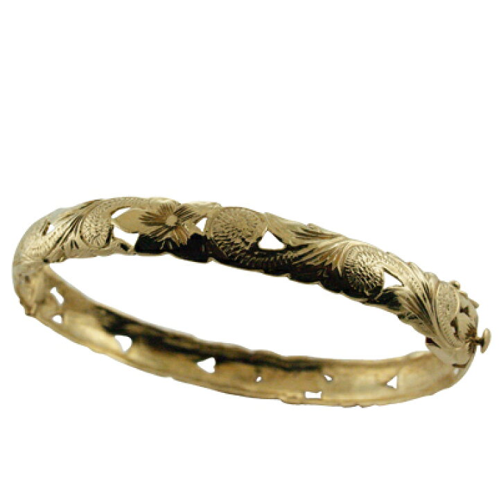 楽天市場】ハワイアンジュエリー ブレスレット 14k ゴールド 透かし 