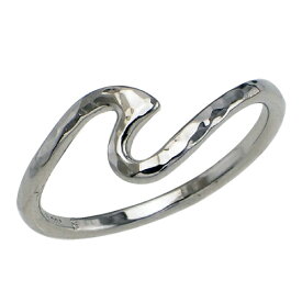 ハワイアンジュエリー 指輪 シルバーリング ウェーブデザイン 波 スクロール レディース メンズ ピンキー RING ハワイ ウェーブリング サイズ多数