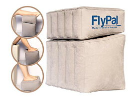 Flypal エアー フットレスト 足置き オットマン 足枕 リラックス 飛行機 車 旅行 持ち運び 子供 3段階