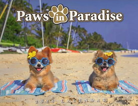 2024年 ハワイ フォトカレンダーNo.7　Paws in Paradise　Hawaiian Island