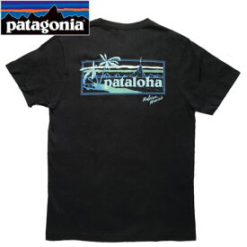 [PATAGONIA/パタゴニア]ハワイ　パタロハ　メンズ　半袖 Tシャツ オーガニックコットン　ブラック　ハワイ直輸入