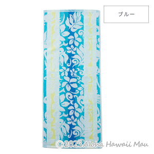 ハワイアン フェイスタオル グラデーションフラワー タオル メッセージタグ付き ハワイアン プチギフト モンステラ柄 かわいいい おしゃれ キッチンタオル ハワイアン雑貨 ハワイ 雑貨 ハ