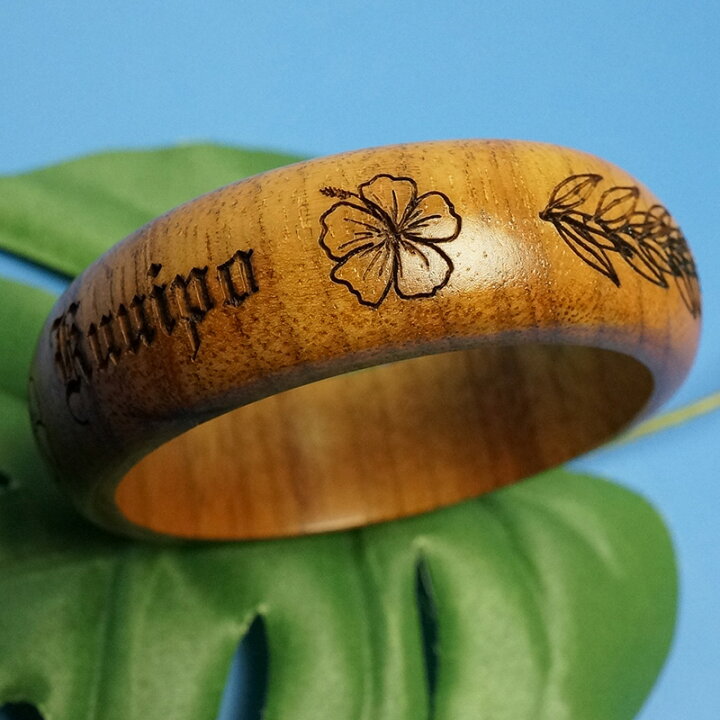 楽天市場】コアウッド バングル ハワイの神聖な木メイド・イン・ハワイ 