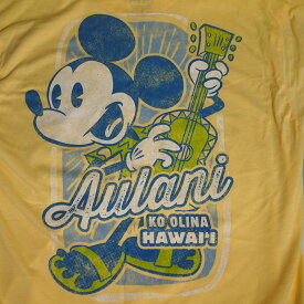 ハワイ限定！ディズニー ミッキーマウス Tシャツ（男性用）※薄手の生地※日本のワンサイズ下が目安です。例：日本サイズMの場合、アメリカSサイズ。※北海道・九州は1万円以上で送料無料！（沖縄のぞく）