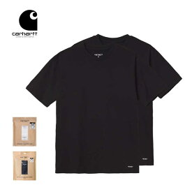 カーハート WIP 2パックTシャツ Carhartt WIP [ I029370 ] STANDARD CREW NECK TEE 半袖 2枚セットクルー メンズ ワークインプログレス [210405]