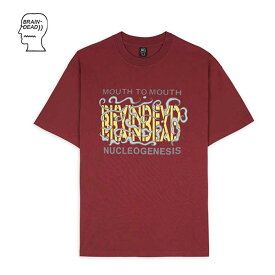 ブレインデッド Tシャツ BRAIN DEAD NUCLEOGENESIS TEE MAROON (T00002307RD02) MAROON メンズ 半袖 [220527]【SPS06】