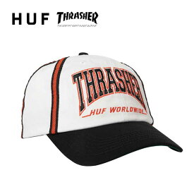 HUF × THRASHER ハフ スラッシャー 6パネルキャップ [ HT00697 ] THRASHER CENTER FIELD SNAPBACK スナップバック 帽子 [220625]【SPS06】