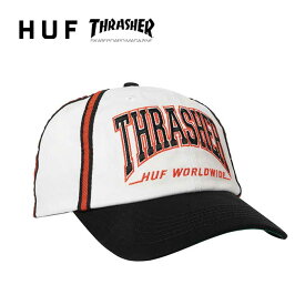 【4/1(月)全品P5倍 最大20.5倍ワンダフルデー！】HUF × THRASHER ハフ スラッシャー 6パネルキャップ [ HT00697 ] THRASHER CENTER FIELD SNAPBACK スナップバック 帽子 [220625]【SPS2403】