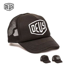 デウスエクスマキナ キャップ Deus Ex Machina DMS07875 Baylands Trucker BLACK 帽子