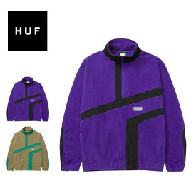 HUF ハフ フリースジャケット [ FL00183 ] RANGE QUARTER ZIP POLAR FLEECE 1/4ジッププルオーバー ユニセックス [221018]【SPS06】