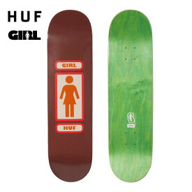 HUF × Crailtap ハフ クレイルタップ コラボ スケート スケボー デッキ [ AC00822 ] CRAILTAP HUF OG DECK BROWN GIRL ガール チョコレート CHOCOLATE [221220]【SPS2403】