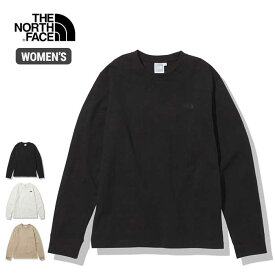 ノースフェイス レディース 長袖Tシャツ THE NORTH FACE [ NTW32345 ] L/S Nuptse Cotton Tee ロングスリーブヌプシコットンティー ロンT (231205)【Y】