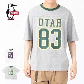 チャムス Tシャツ Chums [ CH01-2181 ] Oversized CHUMS Play Football オーバーサイズドチャムスプレイフットボールTシャツ [230320]【SPS2403】