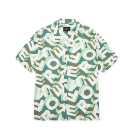 HUF ハフ 開襟シャツ (BU00178) ABECEDERIAN S/S RESORT SHIRT MULTI メンズ アロハシャツ [230511]