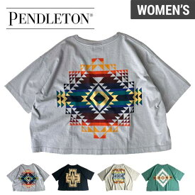 ペンドルトン レディース バックプリント Tシャツ PENDLETON ( 19804411 ) S/S BP Tee W'S ネイティブ柄 半袖 [メール便] [230330]【SPS2403】