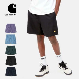 カーハートWIP スイムショーツ carhartt (I026235) CHASE SWIM TRUNKS チェイススイムトランク インナー付き 海パン ショートパンツ メンズ ワークインプログレス [230430]