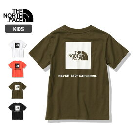 ノースフェイス キッズ Tシャツ THE NORTH FACE NTJ32333 S/S BACK SQU T ショートスリーブバックスクエアロゴティー 子供 半袖 メール便