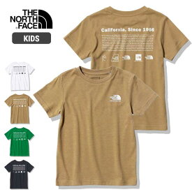 ノースフェイス キッズ Tシャツ THE NORTH FACE NTJ32356 S/S HIS LOGO T ショートスリーブヒストリカルロゴティー 子供 半袖 メール便