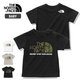 ノースフェイス ベビー Tシャツ THE NORTH FACE NTB32359 B S/S CAMO LOGO T ショートスリーブカモロゴティー 赤ちゃん キッズ メール便 (240404)