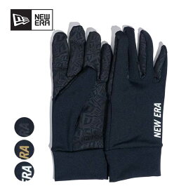 手袋 メンズ ニューエラ NEW ERA Fleece Warmer Glove フリース ウォーム グローブ タッチパネル対応 グローブ 防寒 アウトドア キャンプ ゴルフ 自転車 バイク メール便 (240125)