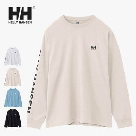 【4/1(月)全品P5倍 最大20.5倍ワンダフルデー！】ヘリーハンセン HELLY HANSEN メンズ 長袖Tシャツ ロンT ロングスリーブ LETTER レター Tシャツ HH32380 (230112)