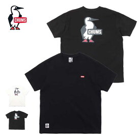 チャムス Tシャツ Chums CH01-2279 Booby Logo T-Shirt ブービーロゴTシャツ 半袖 ユニセックス (240218)