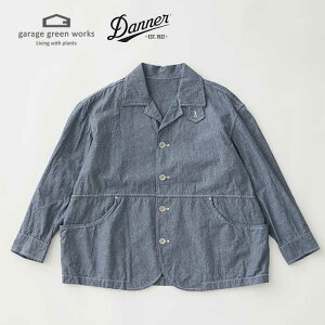 yőP25{!!1̓_tf[!!zK[WO[[NX × _i[ fj Jo[I[ 241002 DANNER × garage green works FIELD DUNGAREE JACKET tB[h_K[WPbg AE^[ (240225)