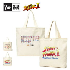 ニューエラ ストリートファイターII コラボ トートバッグ NEW ERA CANVAS TOTE SF2 14122149 14122150 キャンバストート 22L STREET FIGHTER II スト2 (240305)