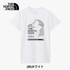 ノースフェイス Tシャツ レディース THE NORTH FACE NTW32484 S/S HD GRAPHIC TEE ショートスリーブハーフドームグラフィックティー メール便 (240317)