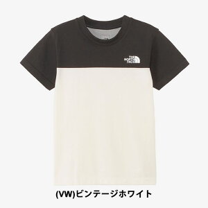 【最大P19倍!!30日は5と0のつく日!!】ザ・ノース・フェイス tシャツ 半袖 キッズ ジュニア 男の子 女の子 UVケア THE NORTH FACE NTJ12316 S/S ENGINEERD CREW TEE ショートスリーブ エンジニアードクルー 130cm