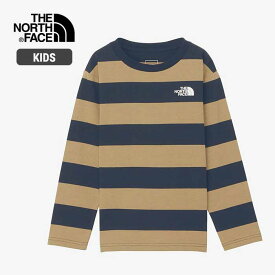 ノースフェイス キッズ 長袖 Tシャツ THE NORTH FACE NTJ32320 L/S F-BORDER TEE ロングスリーブフィールドボーダーティー ロンT メール便 (240328)