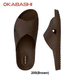 【最大P19倍!!30日は5と0のつく日!!】オカバシ サンダル OKABASHI 正規品 メンズ レディース ユニセックス O-80501 Maddox スライドサンダル 軽量 春夏 オールシーズン リサイクル ブラック ブラウン