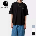 【最大P32倍!!お買い物マラソン!!】カーハート tシャツ CARHARTT I033828 S/S SIGNATURE SCRIPT 半袖 メンズ オーバーサイズ ロゴ メール便 刺繍 オーガニック ボクシー ストリート 夏服 シンプル(250427)