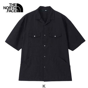 �y15���ő�P19�{�z�U�E�m�[�X�E�t�F�C�X �V���c ���� �����Y THE NORTH FACE NR22431 S/S UTILITY SHIRT �u���b�N �J�݃V���c ���[�e�B���e�B�V���c �ڐG�⊴ UV�P�A ���O���J�b�g ������� �J�W���A�� M / 