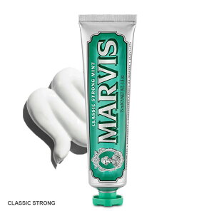 【最大P40倍!!25日はボーナスデー!!】マービス MARVIS TOOTHPASTE MINT 歯磨き粉 ホワイトミント&リコラスミント 75mL 大人フレーバー 虫歯予防 イタリア製 高級トゥースペースト (20250818)