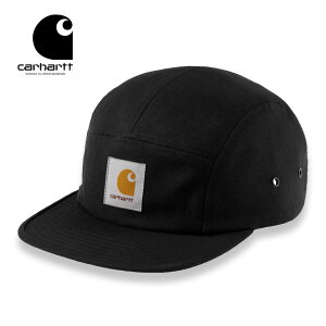 �y�ő�P28�{�}���\���z�J�[�n�[�g CARHARTT I034853 BACKLEY CAP �o�b�N���[�L���b�v �u���b�N 5�p�l���L���b�v �R�b�g���L�����o�X 9.3oz C���S�X�N�G�A���x�� �t���b�g�s�[�N �����A�C���b�g �ʋC�� 