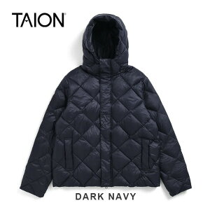 �y�ő�P28�{�}���\���z�^�C�I�� �C���i�[�_�E���W���P�b�g ���j�Z�b�N�X TAION 106JKCI CITY �gPACKABLE�h HOOD DOWN JACKET BLK L�y�� �h�� �i�C���� S?XL �u���b�N �_�[�N�l�C�r�[