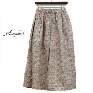 �y15���ő�P19�{�z�C�`�A���e�B�[�N�X �X�J�[�g ICHI ANTIQUITES 1000939 LIBERTY SKIRT ���f�B�[�X (2502)