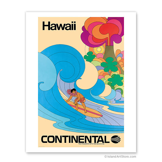 楽天市場】ハワイ 航空 ポスターの通販