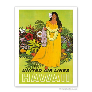 ynCA A[gvgzr[`ECEREAEiFEiUnited Air Lines, Hawaii - The Lei OfferingiU C It@[OjiStan GallijiCebhq|X^[nCA Ce