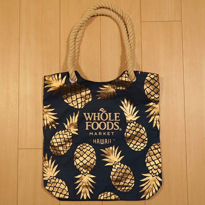 楽天市場】【在庫なし】WHOLE FOODS ホールフーズ【ハワイ限定トート 