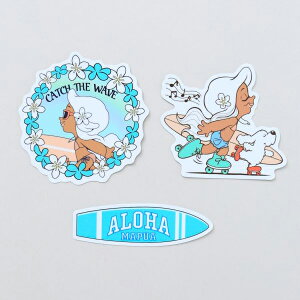 �X�e�b�J�[ �V�[�� �Z�b�g 3������ �n���C ALOHA MAPUA �A���n�}�v�A �X�}�z �g�� �p�\�R�� PC �^�u���b�g �f�R �f�R���[�V���� �n���C�A�� �G�� ���� ���p�i �A�[�g �M�t�g �v���[���g �T�[�t�B