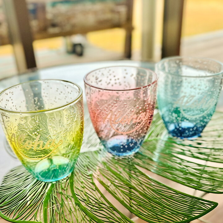 楽天市場】ハワイ グラス コップ 食器 タンブラー ハワイアン雑貨 