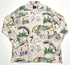 アロハシャツ 長袖 メンズ 大きいサイズ KONABAY HAWAII コナベイ ハワイ KBL003 ライトピンク ハワイアン モチーフ ブランド ヴィンテージレプリカ 人気 おしゃれ プレゼント ギフト 誕生日 お祝 結婚式 母の日 父の日 クリスマス 旅行 イベント 衣装 ヴィンテージ 送料無料