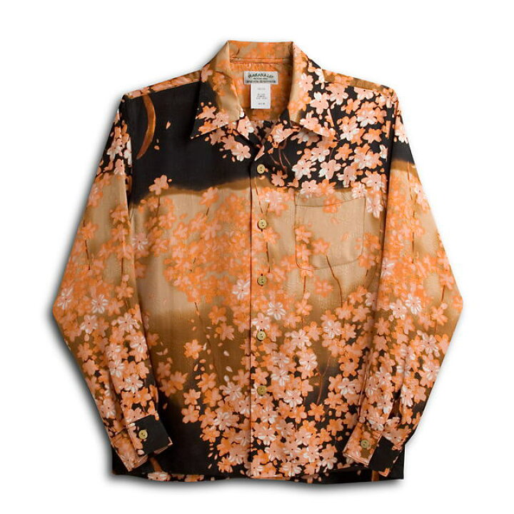 楽天市場】アロハシャツ 長袖 メンズ レディース MAKANA LEI 