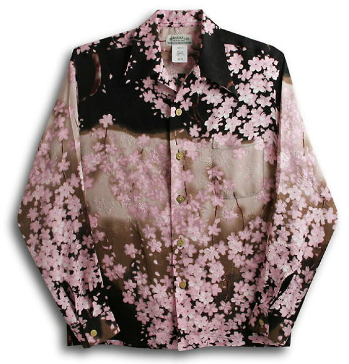 楽天市場】アロハシャツ 長袖 メンズ レディース MAKANA LEI 