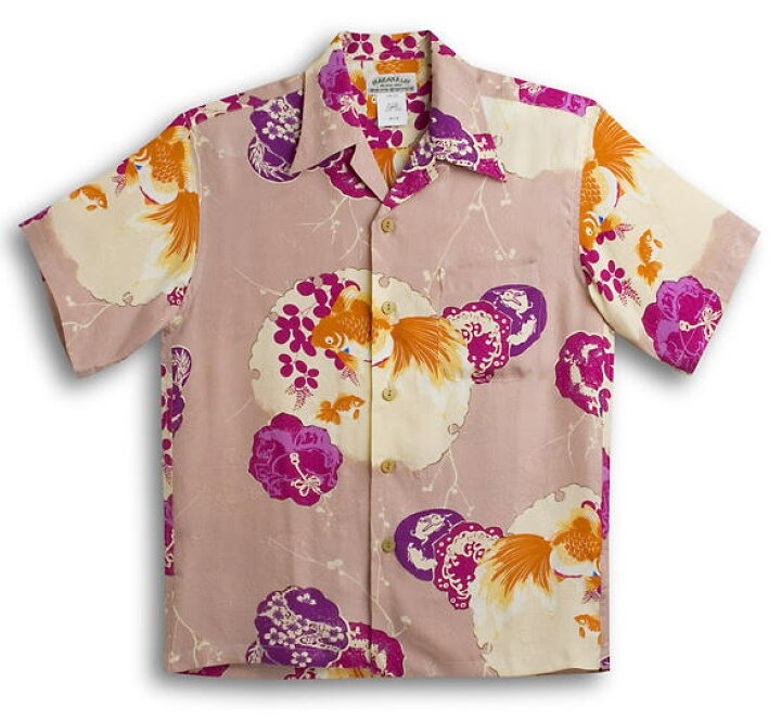 楽天市場】【アロハシャツ】メンズ レディース 半袖 MAKANA LEI 