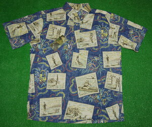 AnVc Y 傫TCY REYN SPOONER CXv[i[ RS364 blue F T[tB EN J[h uh lC  v[g Mtg a Cxg j  ̓ N